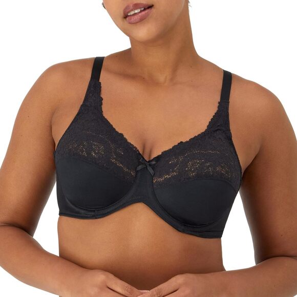 Bali Other - Lilyette Women's Comfort Lace Minimizer Bra Black 42DD
